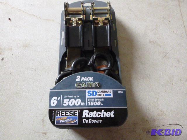 2 Pack Camo 6 Reese Ratchet Straps...