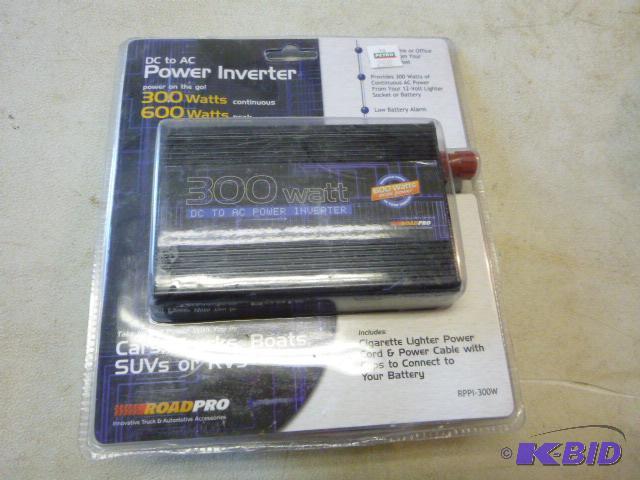 Road Pro DC to AC Power Inverter 300 watts, R...