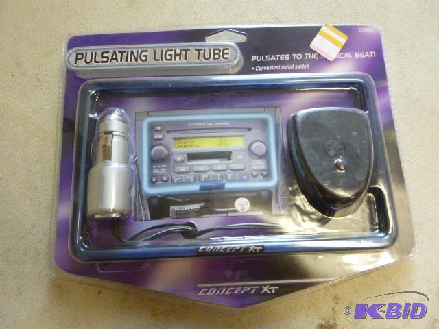 Pulsating Light Tube Pulsates to the musical ...