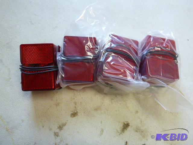 4 Red Running Lights DOT AP2PC99...
