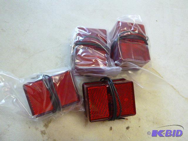 4 Red Running Lights DOT AP2PC99...
