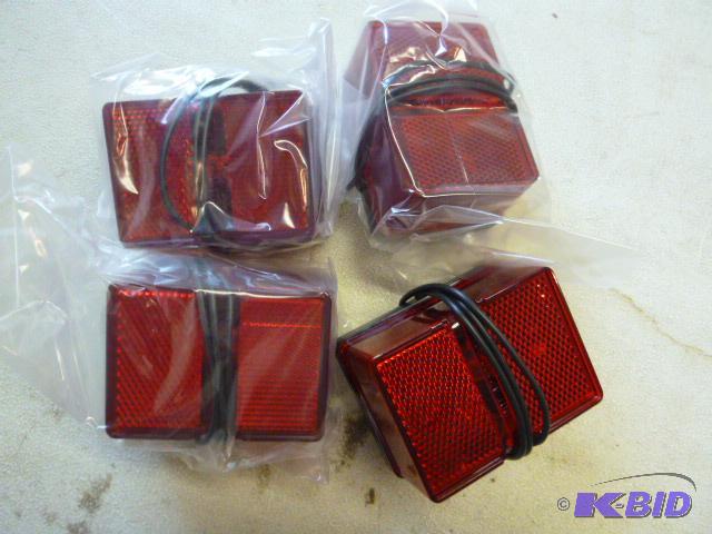 4 Red Running Lights DOT AP2PC99...
