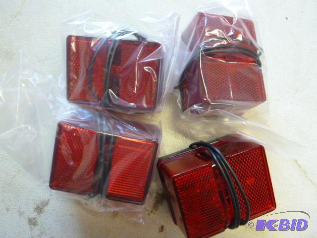 4 Red Running Lights DOT AP2PC99...