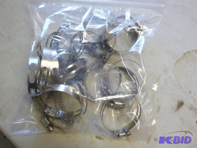 20 Stainless Hose Clamps 2 12&quot diameter...