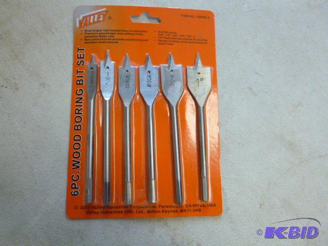 Valley 6 Piece Wood Boring Bit Set 38&quot ...