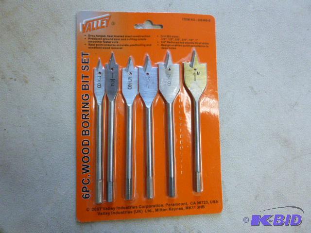 Valley 6 Piece Wood Boring Bit Set 38&quot ...