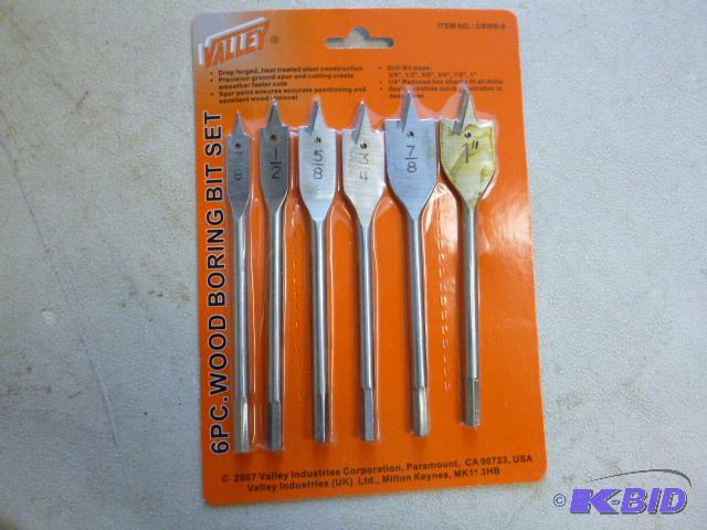 Valley 6 Piece Wood Boring Bit Set 38&quot ...
