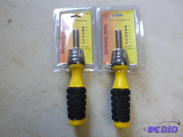 2 Omaha 6 in 1 Screwdrivers...