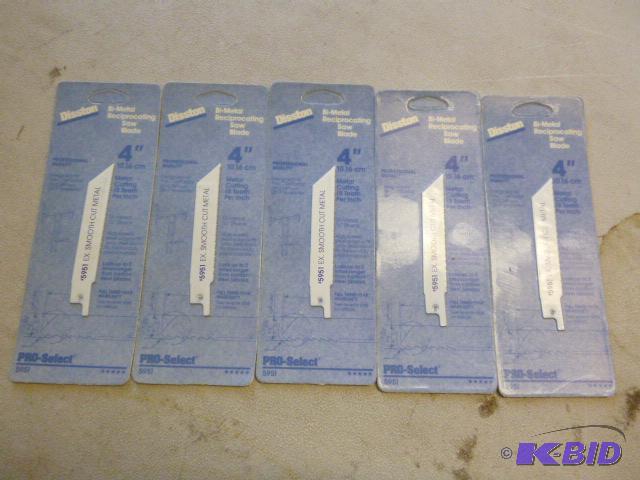 5 Disston Bi-Metal Reciprocating Saw Blades...