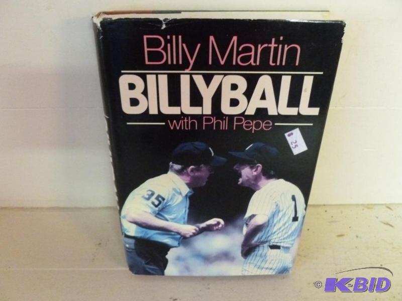 lot 106 image: &nbspSports Collectible Book - Billy Martin ...