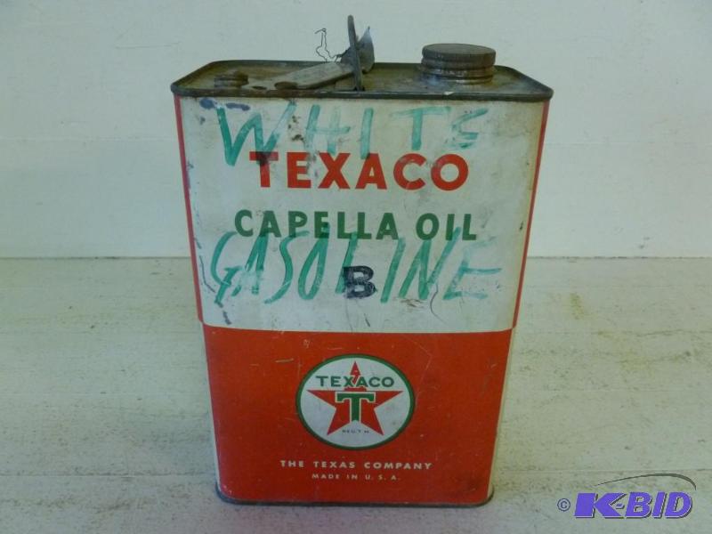 lot 107 image: Vintage The Texas Company - Texaco metal one ...