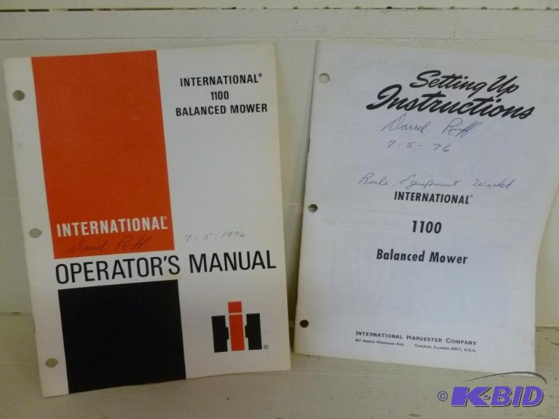 lot 116 image: &nbspInternational Harvester 1100 Balanced M...
