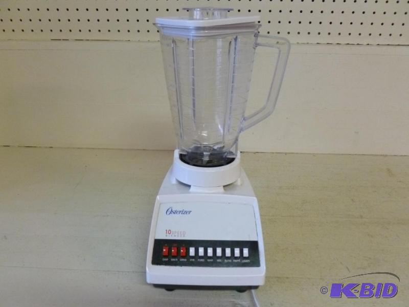 lot 142 image: Osterizer 10 speed blender, tested and works....