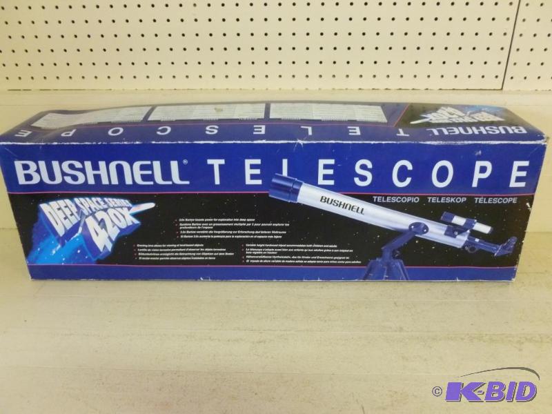 lot 152 image: Bushnell deep space series 420X telescope, co...