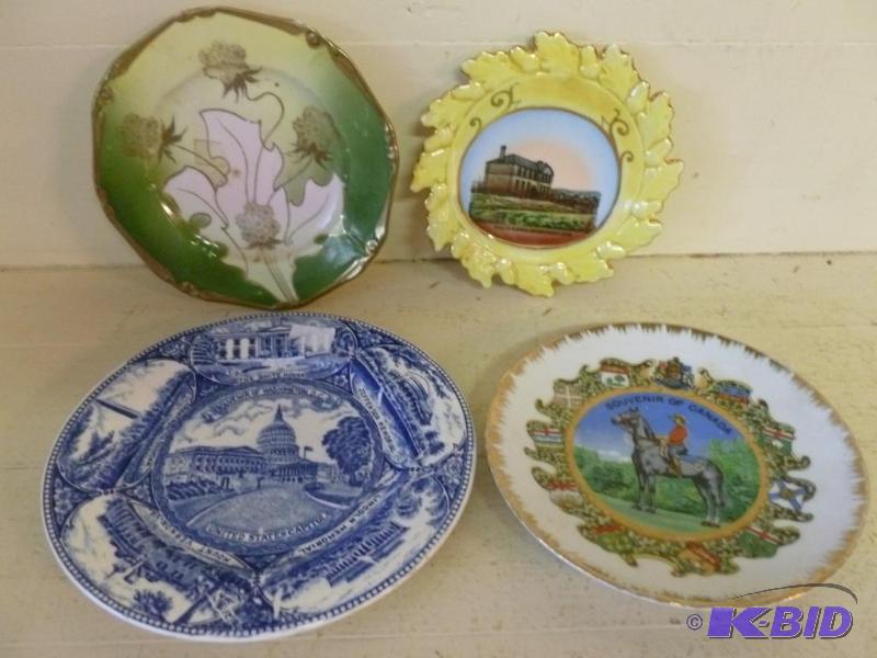 lot 159 image: Lot of four collector plates that includes an...