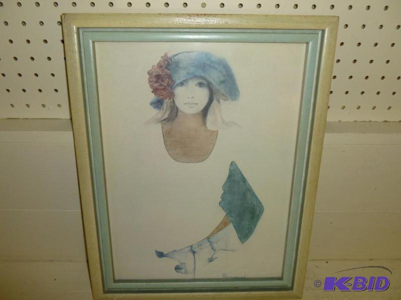lot 174 image: Rosemond " Denim And Silk " wood fr...