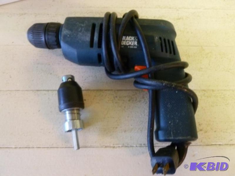 lot 193 image: Black & Decker electric drill with clutch...