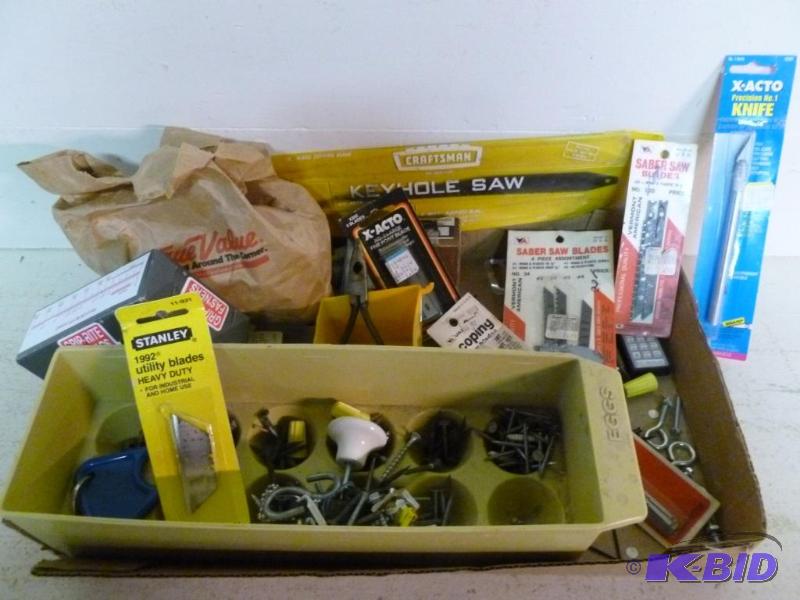 lot 197 image: This lot consists of new saber saw blades, co...