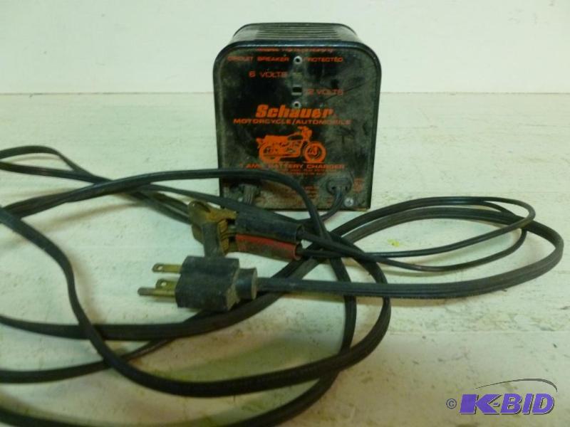lot 199 image: Schauer 612 volt motorcycle  automobile 1 a...