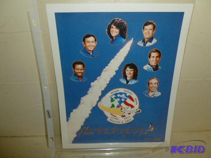 lot 213 image: Collectible Space Shuttle Challenger heavy ga...