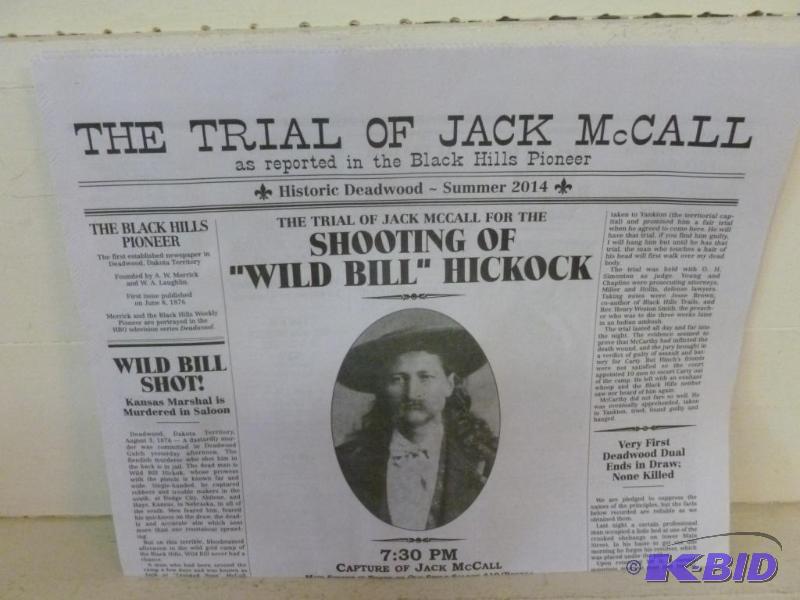 lot 56 image: Collectible The Trial Of Jack McCall as repor...