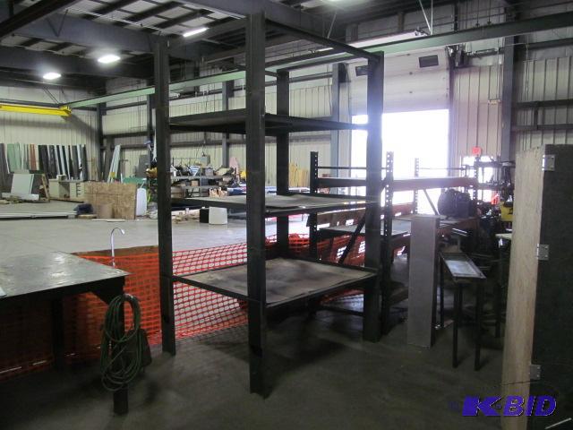 lot 105 image: Heavy Duty Steel Storage Rack  Features &...