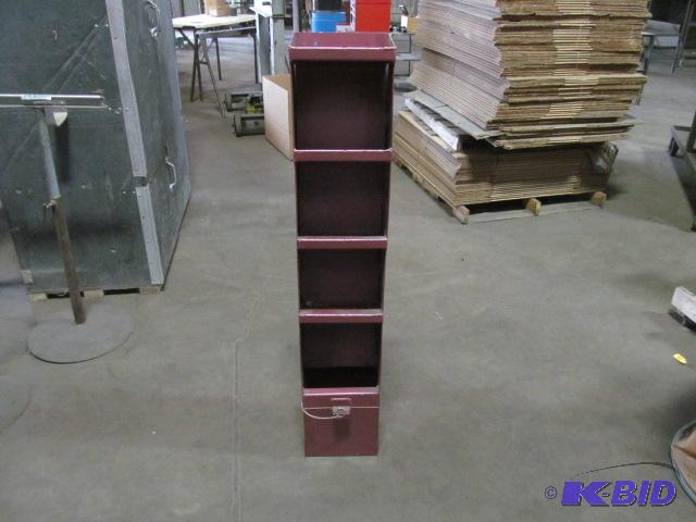 lot 112 image: 5 Shelf Steel Bin  Features & Notes   8&...