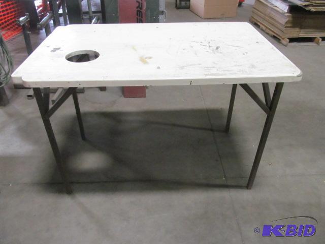 lot 114 image: Work Table  Features & Notes   Poly Top,...