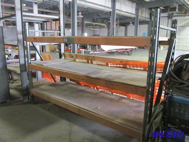 lot 115 image: 1 Section Pallet Racking  Features & Note...