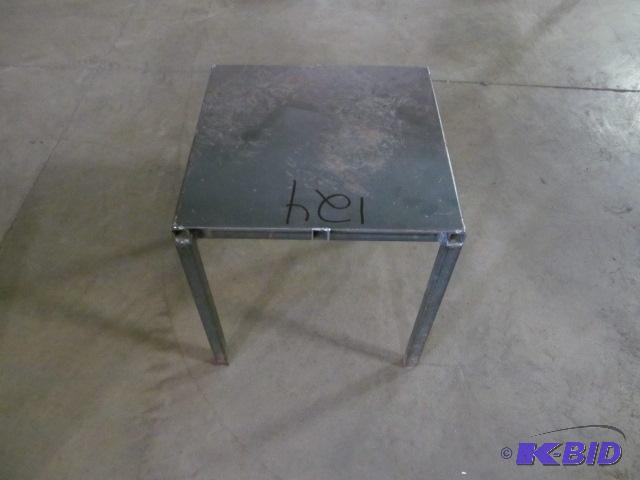 lot 120 image: Heavy Duty Steel Bench  Features & Notes...