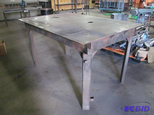 lot 139 image: Steel Work Table  Features & Notes   4 ...