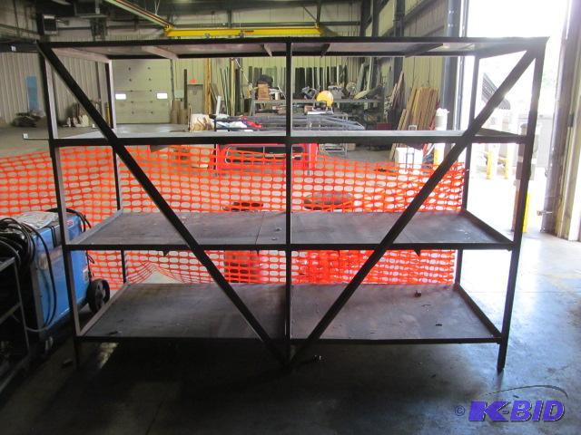 lot 141 image: Solid Steel Rack  Features & Notes   99&...