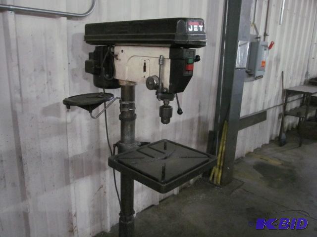 lot 15 image: Jet Drill Press  Features & Notes   Step...