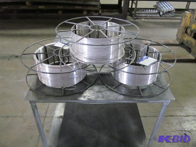 lot 33 image: 3 Used Stainless Welding Spools  Features &am...