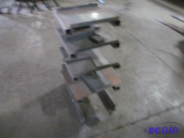lot 41 image: Heavy Duty Metal Storage Rack  Features &...