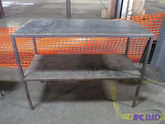 lot 45 image: Steel Table  Features & Notes   60"...