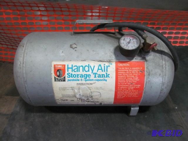 lot 66 image: 1 Handy Portable Air Tank  Features & Not...