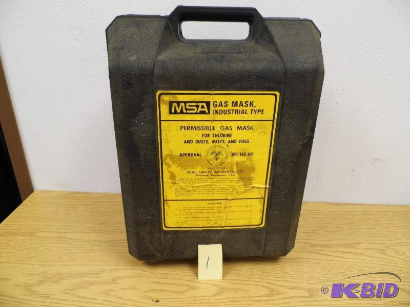 lot 1 image: MSA Gas Mask