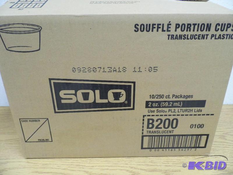 lot 10 image: Solo Souffle Portion Cups