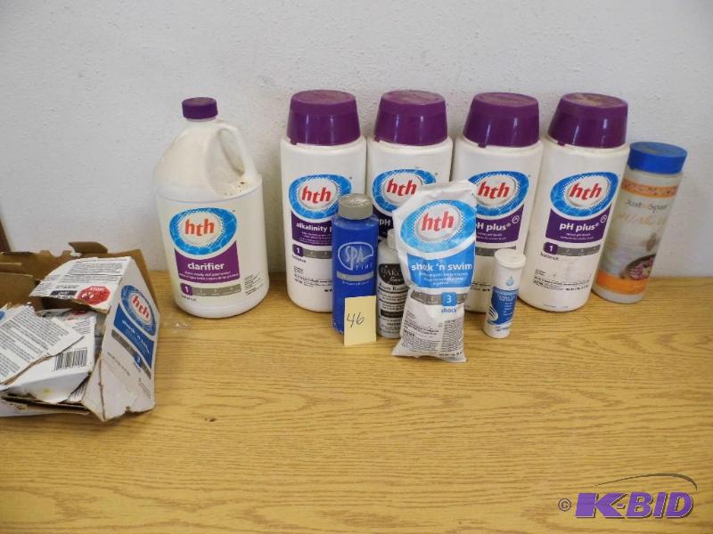 lot 46 image: Pool and Spa Chemicals