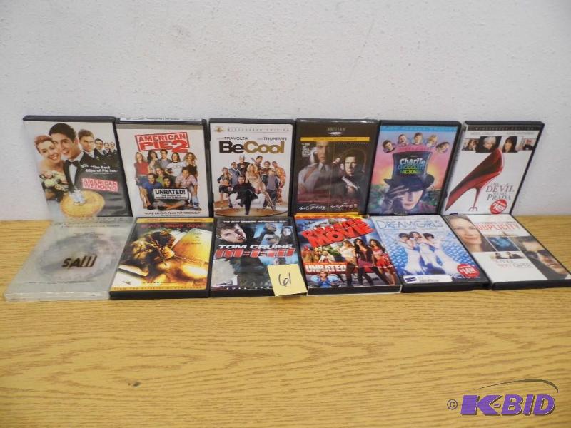 lot 61 image: 12 DVDs