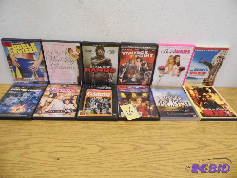 lot 65 image: 12 DVDs