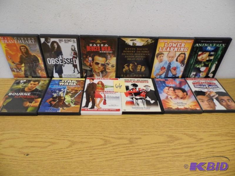 lot 66 image: 12 DVDs