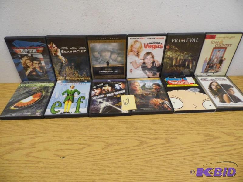 lot 67 image: 12 DVDs