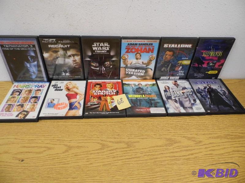 lot 68 image: 12 DVDs