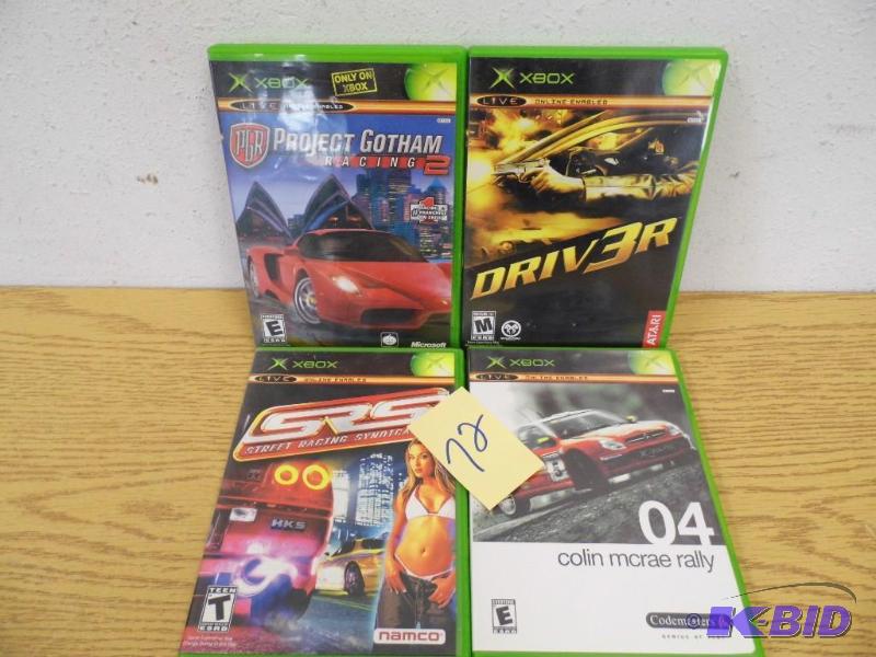 lot 72 image: 4 Xbox Games