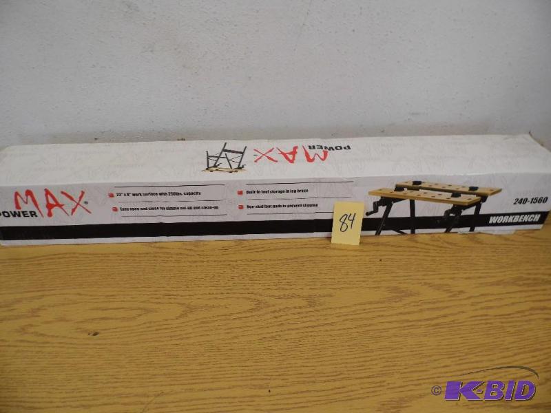 lot 84 image: Power Max Work Bench
