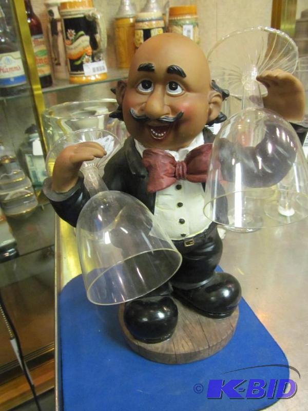 lot 52 image: Butler wine glass holder