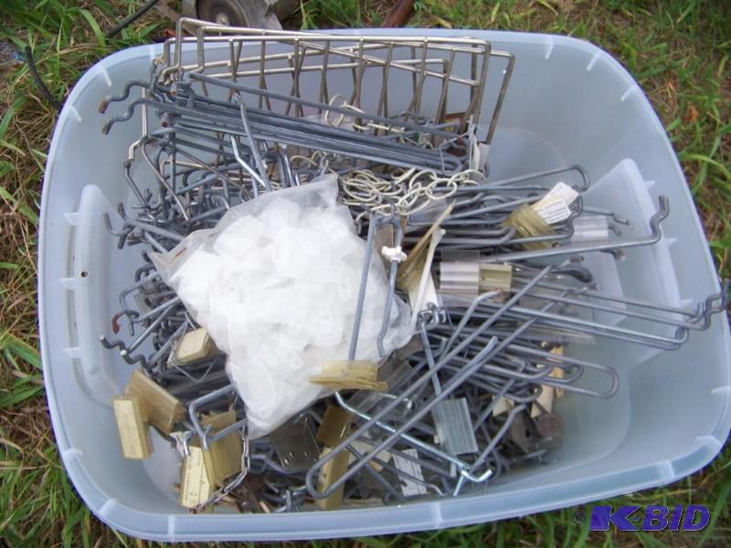 lot 49 image: Peg board hangers
