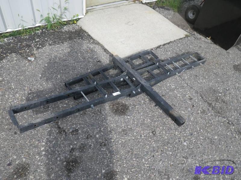 Receiver hitch style motorcycle carrier...